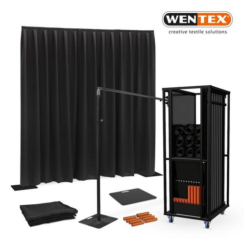 WENTEX® Pipe en Drape set – 27 meter systeem + gordijnen en, Muziek en Instrumenten, Licht en Laser, Verzenden