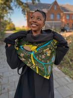Warme Sjaal met Afrikaanse print Unisex - Donkergroene Botan, Kleding | Dames, Ophalen of Verzenden, Nieuw