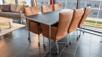 Gispen 515 tafel 200 x 90 Linoleum beschikbaar voor biedingen