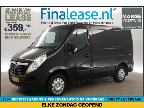 Opel Movano 2.3 CDTI L1H1 MARGE Airco Cruise Trekhaak €359pm, Auto's, Bestelauto's, Lease, Handgeschakeld, Diesel, Opel, Zwart