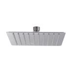 BWS Hoofddouche Hera UFO Vierkant Ultra Plat 20 cm RVS, Ophalen of Verzenden, Nieuw, Chroom, Kraan