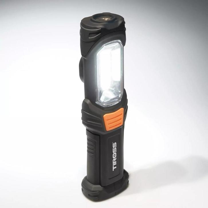 TIROSS Multifunctionele oplaadbare led noodlamp met 330 l..., Caravans en Kamperen, Kampeeraccessoires, Nieuw, Ophalen of Verzenden