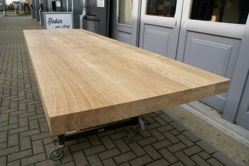 Eiken tafelbladen op maat / Eiken panelen / Eettafel op maat, Huis en Inrichting, Tafels | Eettafels, Nieuw, Eikenhout, Grenenhout