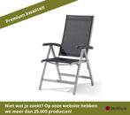 Sieger Bodega klapstoel aluminium - Grafiet/grijs, Ophalen of Verzenden, Nieuw, Overige materialen