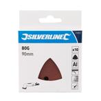 Silverline Driehoekige 90 mm Klittenband Schuurvellen - K..., Nieuw, Ophalen of Verzenden