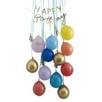 Happy Birthday Decoratie Set 9 delig, Hobby en Vrije tijd, Feestartikelen, Verzenden, Nieuw