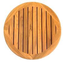 Boottafel Rond Tafelblad Teak