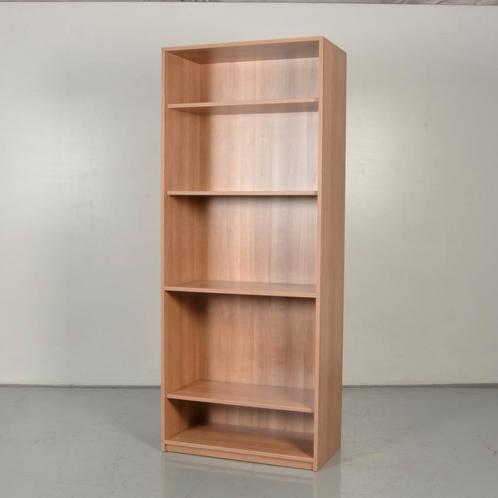 Open kast Officenow - Kersen Havanna - 197 x 80 cm - Incl. 4, Huis en Inrichting, Kasten | Roldeurkasten en Archiefkasten, Ophalen of Verzenden