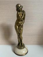 sculptuur, Femme nue - Style Art Déco - 20 cm - Brons