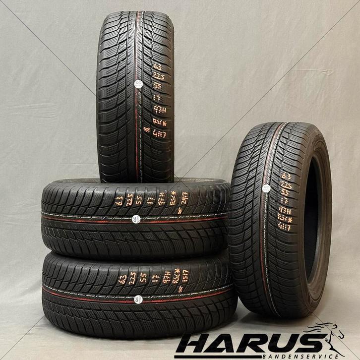225/55/17 97H RSC Bridgestone winterbanden 6,3mm profiel 4X, Auto-onderdelen, Banden en Velgen, 17 inch, Erkend duurzaam, Winterbanden