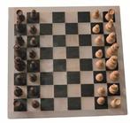 Schaakspel - Échiquier marbre + 2 jeux de pièces (64 pièces), Antiek en Kunst