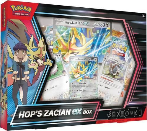 Pokémon Hops Zacian ex Box, Hobby en Vrije tijd, Verzamelkaartspellen | Pokémon, Booster, Nieuw, Verzenden