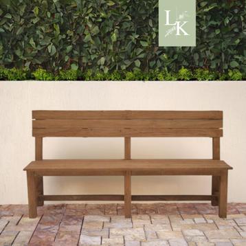 Landelijke klassieke tuinbank - Dawlish teakhout beschikbaar voor biedingen