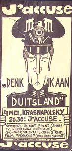 Poster over bijeenkomst bij het Krasnapolsky in Amsterdam, Verzamelen, Verzenden, Nieuw, Overige onderwerpen, Met lijst