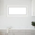 vidaXL Kelderraam RISOR 110x70 cm draai-kiep DIN links, Doe-het-zelf en Verbouw, Glas en Ramen, Verzenden, Nieuw