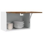 vidaXL Hangkast Lyon 60x31x40 cm bewerkt hout oud, Verzenden, Nieuw, Bruin