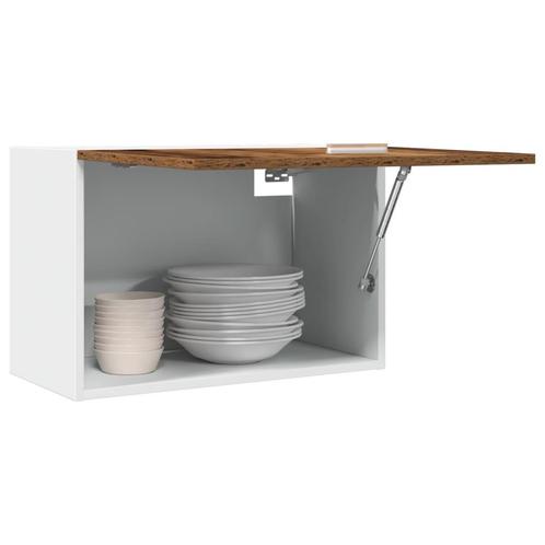 vidaXL Hangkast Lyon 60x31x40 cm bewerkt hout oud, Huis en Inrichting, Keuken | Keukenelementen, Bruin, Nieuw, Verzenden