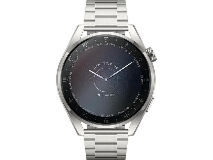 Huawei Watch 3 Pro - Smartwatch - eSIM - Titanium, Huis en Inrichting, Woonaccessoires | Overige, Zo goed als nieuw, Verzenden