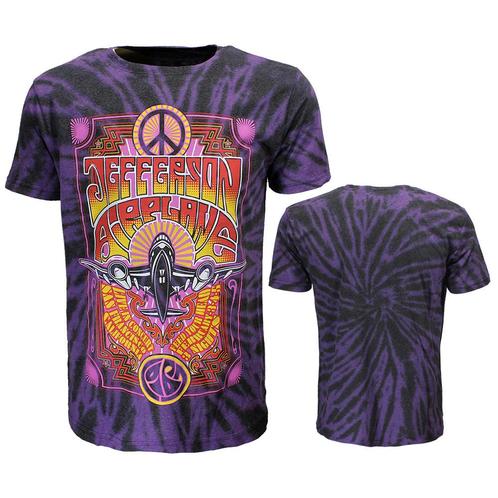 Jefferson Airplane Dip Dye T-Shirt - Officiële Merchandise, Kleding | Heren, T-shirts