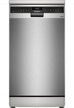 Siemens SR23HI52ME smalle vrijstaande vaatwasser - rvs-look, Verzenden, Minder dan 10 liter, Nieuw, Energieklasse A of zuiniger