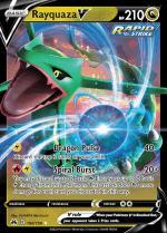 Rayquaza V 100/159 Crown Zenith, Hobby en Vrije tijd, Verzamelkaartspellen | Pokémon, Losse kaart, Nieuw, Foil, Ophalen of Verzenden