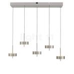 PAUL NEUHAUS Q-Rotate Hanglamp LED 5-lichts, aluminium, Huis en Inrichting, Lampen | Hanglampen, Verzenden, Nieuw