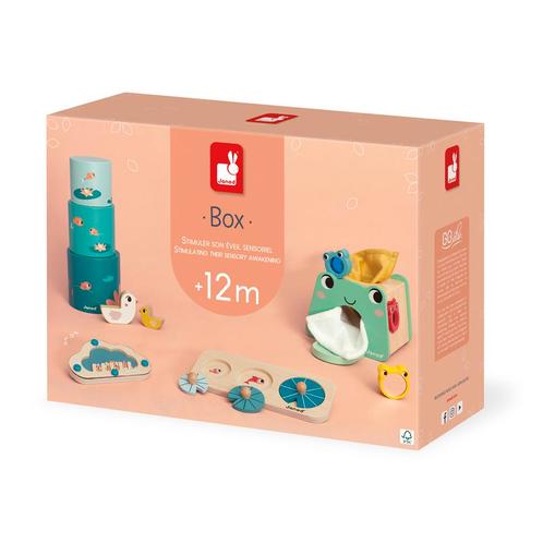 Janod - Speelset 12 Maanden Sensori van €49,99 voor €34,99, Kinderen en Baby's, Speelgoed | Overig, Ophalen of Verzenden
