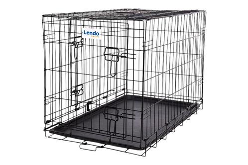 Hondenbench opvouwbaar | Hondenhok | 76x47x55cm | Draagbaar, Dieren en Toebehoren, Hondenhokken, Minder dan 65 cm, 75 tot 110 cm