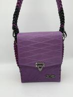 Schouder tas  violet zwart shoulder bag, Ophalen of Verzenden, Nieuw