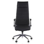 Directiestoel | Met Armleuning | Leder | Zwart | Ergonomisch, Huis en Inrichting, Bureaus, Verzenden, Nieuw