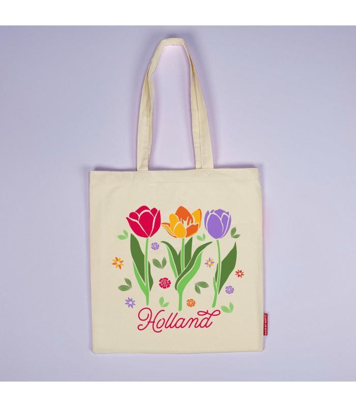 Tas katoen Love tulips Holland, Kleding | Heren, Schoenen, Nieuw, Ophalen of Verzenden