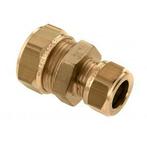 BONFIX Knel messing rechte koppeling 35 x 22 mm, Doe-het-zelf en Verbouw, Buizen en Afvoer, Ophalen of Verzenden, Nieuw