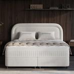 Opbergboxspring Essence Off-White - 160 x 200, Nieuw