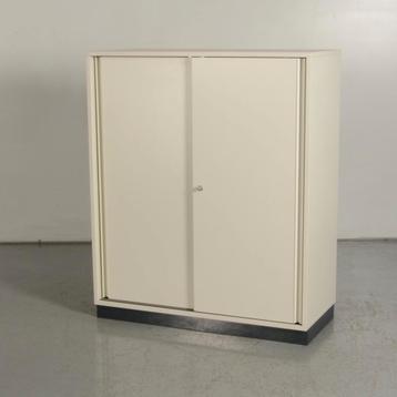 Schuifdeurkast Assmann - Wit - 120 x 100 cm - Incl. 4 beschikbaar voor biedingen