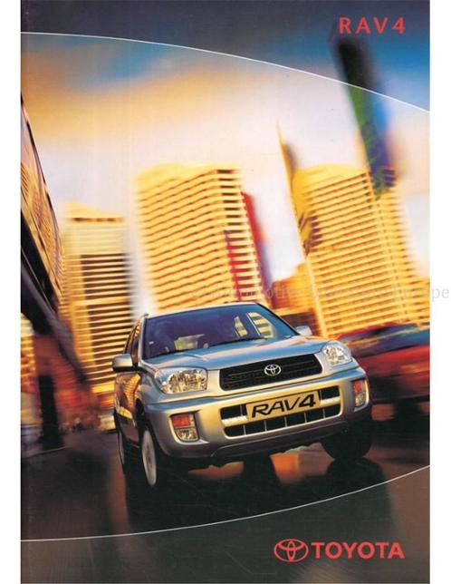 2003 TOYOTA RAV4 BROCHURE NEDERLANDS, Boeken, Auto's | Folders en Tijdschriften, Toyota