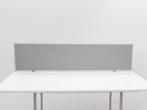 Scheidingswand - 38x160cm (hxb) - stof grijs - ombouw, Werkplek, Overige typen, Gebruikt, Ophalen of Verzenden