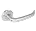 Intersteel deurklink Sabel op rond rozet rvs, Verzenden, Nieuw