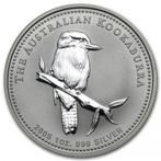 Kookaburra 1 oz 2005 (95.145 oplage), Postzegels en Munten, Munten | Oceanië, Zilver, Losse munt, Verzenden