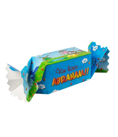 Geschenkdoosje Abraham 26cm, Hobby en Vrije tijd, Feestartikelen, Nieuw, Verzenden