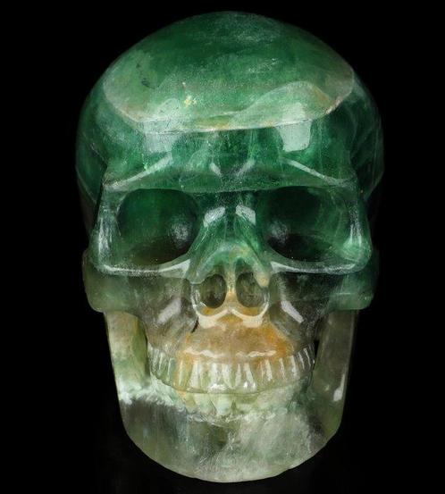 Fluoriet 1,40 kg 12,60 x 9,40 cm Fluoriet Magische Kop, de, Verzamelen, Mineralen en Fossielen