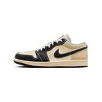 Air Jordan 1 Low SE Coconut Milk Black Muslin - Diverse, Ophalen of Verzenden, Nieuw, Zwart