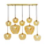 *WOONWINKEL* Kare Design Sphere Amber Grote Design Hanglamp, Huis en Inrichting, Lampen | Hanglampen, Verzenden, Nieuw