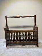 Tijdschriftenhouder - Houte Magazine Rack Met Gesneden