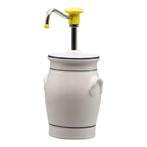Keramische sausdispenser Mosterd - 2 liter, Verzenden, Nieuw in verpakking