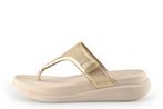 Fitflop Slippers in maat 39 Goud, Slippers, Overige kleuren, Verzenden, Zo goed als nieuw