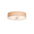 Landelijke plafondlamp beige 50 cm - Drum, Huis en Inrichting, Lampen | Plafondlampen, Nieuw, Overige materialen, Modern