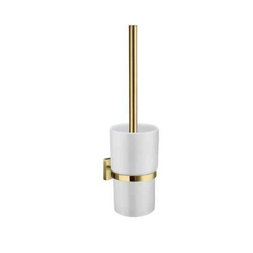 Toiletborstel met Wandhouder Smedbo House Porselein Glas met, Doe-het-zelf en Verbouw, Sanitair, Bad, Nieuw, Ophalen of Verzenden