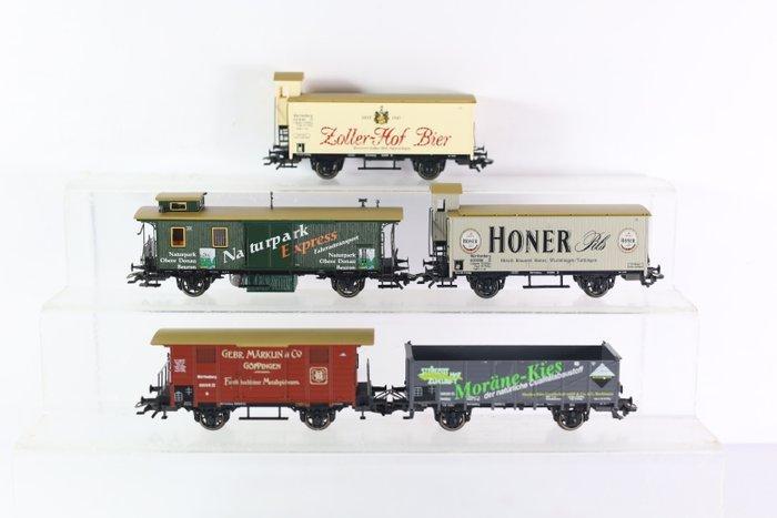 Märklin H0 - 84212 - Modeltrein goederenwagonset (1) -, Hobby en Vrije tijd, Modeltreinen | H0