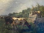 Johannes H.L.de Haas (1832-1908) - Cows in the field