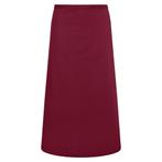 GGM Gastro | KARLOWSKY | Bistro schort Basic - Bordeaux |, Verzenden, Nieuw, Overige kleuren